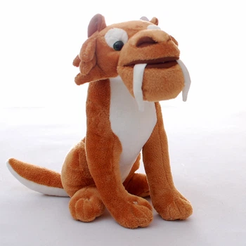 М'яка іграшка Ice Age тигр Дієго з льодовикового періоду 20 см Світло-коричнева (Тигр Дієго)