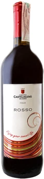 Вино Cantina Castelnuovo del Garda Vino Rosso 0.75 л червоне напівсолодке 11% (8003373171508)