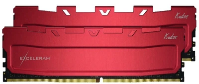 Оперативная память Exceleram DDR4-2400 65536MB PC4-19200 (Kit of 2x32768) Red Kudos (EKRED4642417CD)
