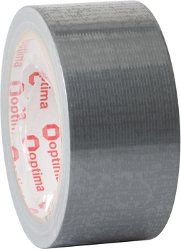 Клейка армована стрічка Optima Duct tape 48 мм x 20 м Сіра (O45356)