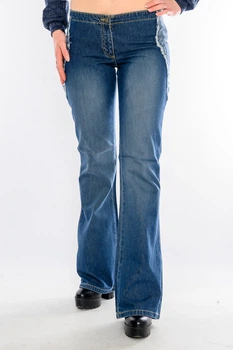 Джинсы Omat jeans 9074 клеш 30 Синие