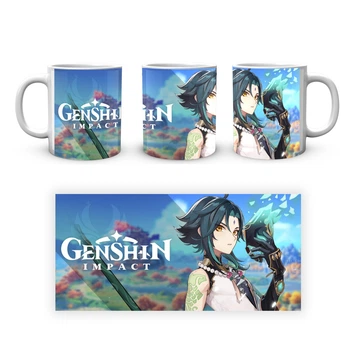 Кружка GeekLand Genshin Impact Геншін Імпакт Сяо Тримає маску GN 02.487