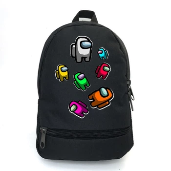 Рюкзак BIG Амонг Ас School Bag (Among Us -012) чорний (43 х 30 х 17 см)