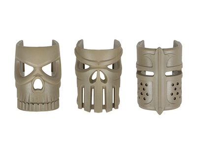Накладки на магазиноприймач Хубілай Ornamental Replaceable Mask Grip Set 3pcs Dark Earth