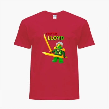Детская футболка Лего Ниндзяго Ллойд Гармадон (LEGO Ninjago Masters of Spinjitzu Lloyd Montgomery Garmadon) (25186-2641) 88-104 см Хлопок Красный