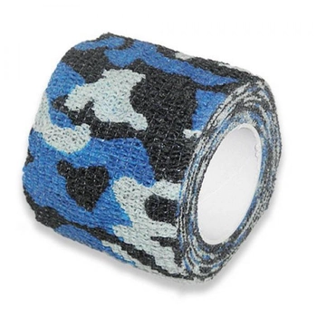 Бинт MONDIGOS Кобан 5см самофиксирующийся эластичный синий-камуфляжный