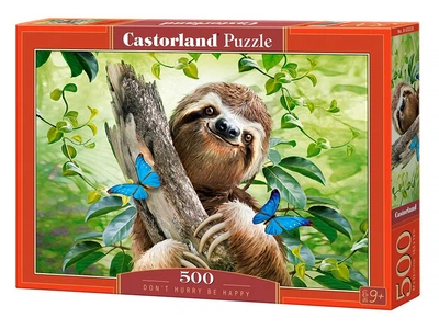 Пазлы Castorland "Счастливый ленивец" 500 элементов 47x33 см (B-53223)