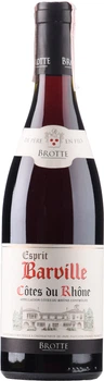 Вино Brotte Cotes du Rhone Esprit Barville Rouge червоне сухе 0.75 л (3217661025939_3217661027797)
