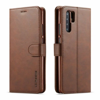 Чехол LC.IMEEKE Wallet Case для Huawei P30 Pro - Brown