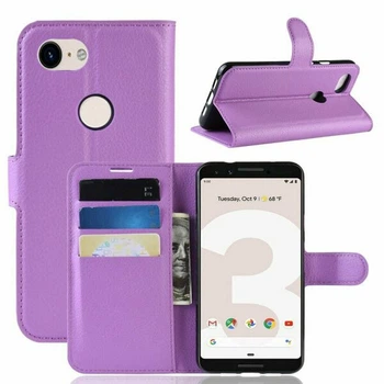 Класичний чохол-книжка Deexe Book Type для Google Pixel 3a - Purple