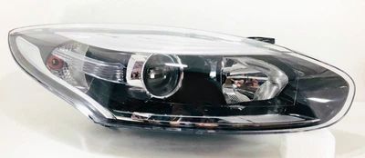 Фара Renault Megane III (рестайлинг) 2014 - 2016 (Рено Меган III (рестайлинг) 2014 - 2016), права, електр., хром. вставки, (Depo)