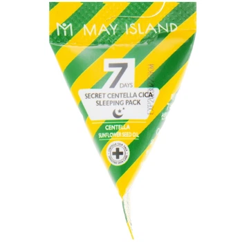 Успокаивающая ночная маска с центелой May Island Seven Days Secret Centella Cica Sleeping Pack 1 шт (8809515400907)
