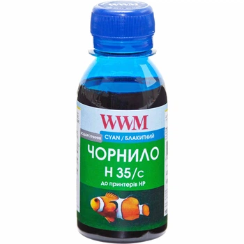 Чернила для HP Smart Tank 520 WWM H35 Cyan 100г H35/C-2