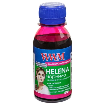 Чернила для HP DeskJet 2820E WWM HELENA Magenta 100г HU/M-2