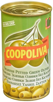 Оливки Coopoliva без косточек Зеленые 370 мл (8410522000914)