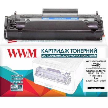 Картридж для Canon i-Sensys MF-4140 WWM FX10 Black LC26N