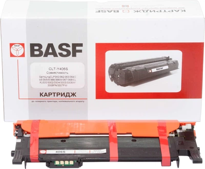 Картридж для Samsung Y406S Yellow (CLT-Y406S/SEE) BASF Y406S Yellow BASF-KT-Y406S-CLP365