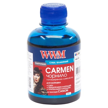 Чернила для Canon SmartBase MPC200 WWM CARMEN Cyan 200г CU/C