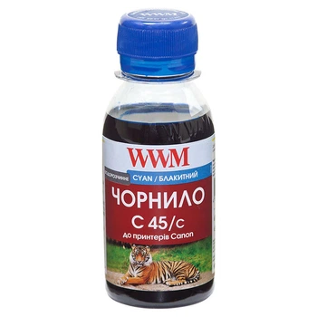 Чорнило для Canon PIXMA MG3650 WWM C45 Cyan 100г C45 / C-2