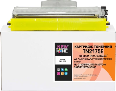 Картридж для Brother TN-2175 NEWTONE TN2175/TN360 Black TN2175E