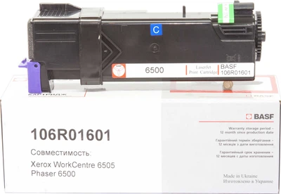 Картридж для Xerox Phaser 6500, 6500N, 6500DN BASF 106R01601 Cyan BASF-KT-106R01601