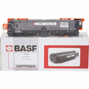 Картридж для HP Color LaserJet 1500 BASF 121A Black BASF-KT-C9700A
