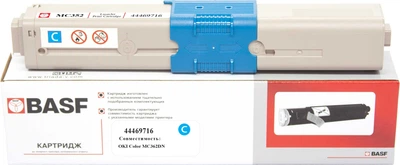 Картридж для OKI C330 BASF 44&nbsp;469&nbsp;716 Cyan BASF-KT-MC352-44469716
