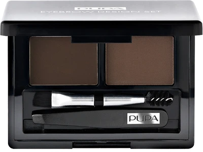 Набор косметики для бровей Pupa Eyebrow Set №03 Dark Brown 1.1 г (8011607220397)