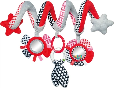 Іграшка Canpol Babies Zig Zag м'яка спіраль Червона (68/063_red) (5901691824423)