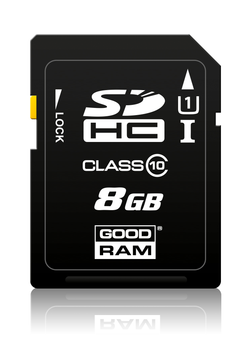 Карта памяти SDHC 8GB UHS-I Class 10 GOODRAM (S1A0-0080R11)