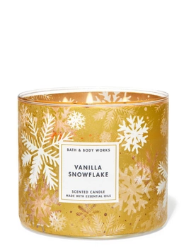 Свеча ароматизированная Bath and Body Works Vanilla Snowflake Scented Candle 411 г