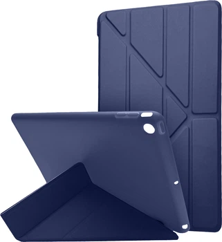 Чохол OrigamiCase для iPad 2/3/4 (Накладка з ТермоЕфектом) Dark Blue (17217)