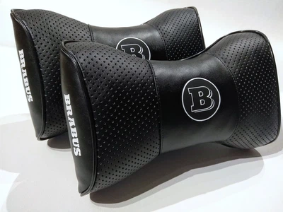 Подушка на подголовник в авто BRABUS 2шт 00325