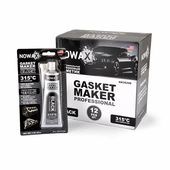 Герметик силиконовый для формирования прокладок черный NOWAX -73+315°С 85г (NX35309)