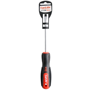 Отвертка Carlife WR6510 шлицевая SL5x100mm, Cr-V 6150