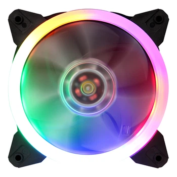 Вентилятор 1stPlayer R1 Color LED bulk; 120х120х25мм, 3-pin