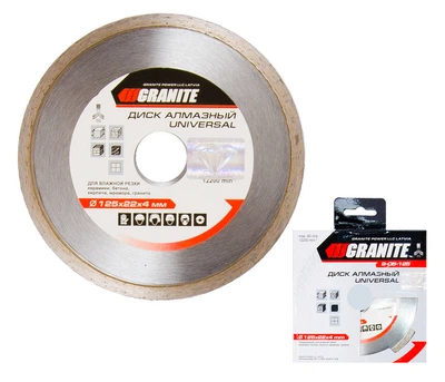 Диск алмазный GRANITE GM UNIVERSAL 125 мм (9-05-125)