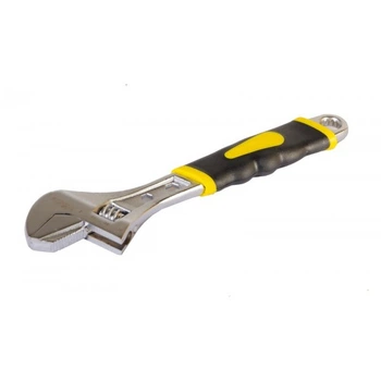 Ключ розвідний MASTERTOOL GM 300 мм, 0 - 47 мм, з двокомпонентної ручкою, переставна губка (76-0424)