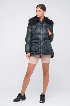 Куртка женская пуховая Billeoni WJW13 46 Черный PIRATE BLACK