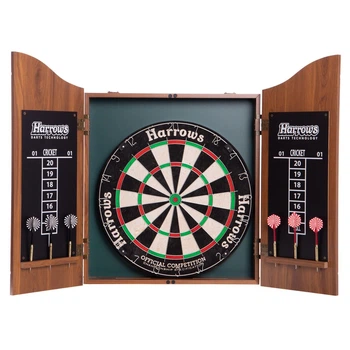 Дартс с кабинетом для мишени PROS CHOICE COMBO SET JE14D (d-45см, в комплекте 6 дротиков)