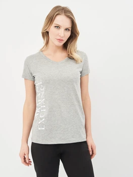 Футболка хлопковая женская Armani Exchange 10520.3 XS Серая