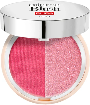 Компактні подвійні рум'яна Pupa Extreme Blush Duo №140 Radiant Flamingo — Glow Creamy 4 г (8011607332526)