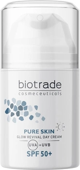 Денний крем для обличчя Biotrade Pure Skin Ревіталізувальний проти перших ознак старіння з SPF 50 50 мл (3800221841539)