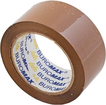 Клейкая лента Buromax 48мм x 90м упаковочная коричневый скотч (BM.7025-01)