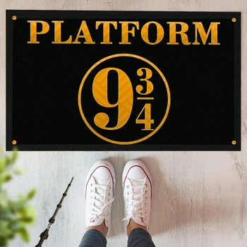 Дверний килимок з принтом Платформа 9 3/4