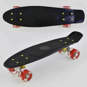 Дитячий пенні борд із колесами що світяться 0990 Best Board, дошка 55 см, колеса PU діаметр 6 см