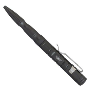 Тактическая ручка UZI LED Light Tactical Defender Pen Gun Metal