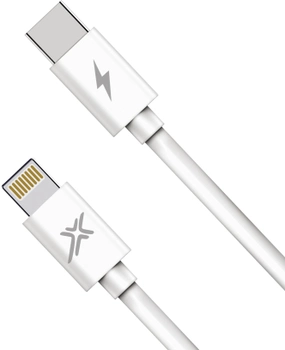 Кабель Grand-X TypeC-Lightning для быстрой зарядки iPhone 20W White (CL-07)