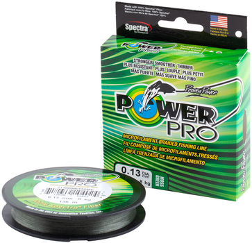 Шнур Power Pro 135 м 0.13 мм 8 кг Moss Green (22667461)