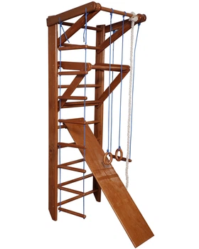 Дитячий спортивний куточок Baby Sport SB Горіх Дерево Коричневий 220х80 см (3-220)